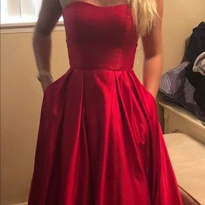 red prom dress! brand new